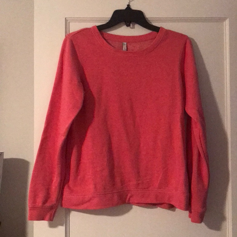 Plain pink sweatshirt